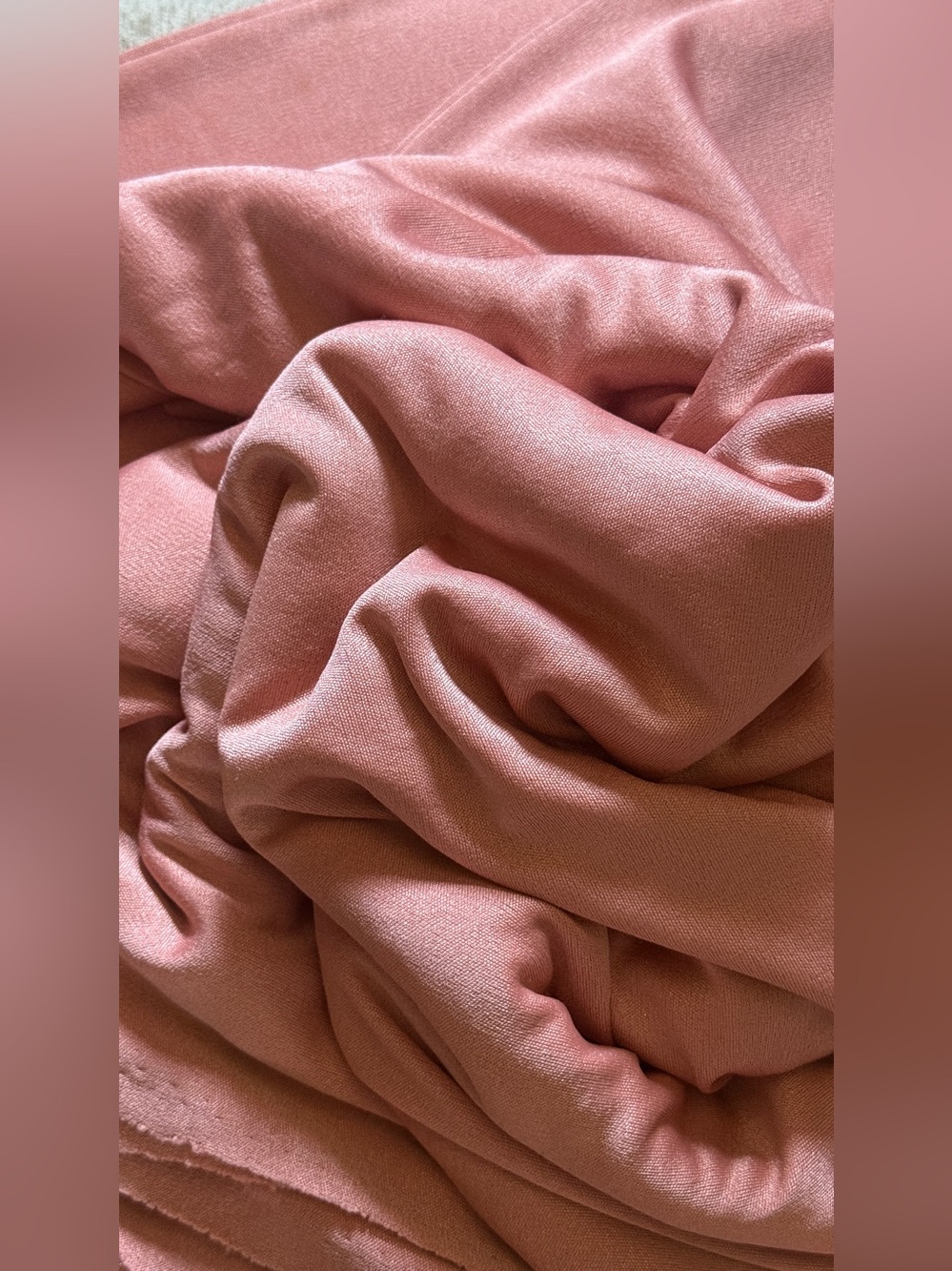 Dusty Rose Stretch Fabric Heavy Thick 62” Wide 4.7 Yards Long
